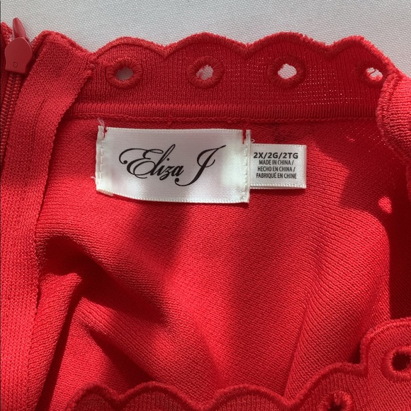 Eliza J red dress - Picture 7 of 8